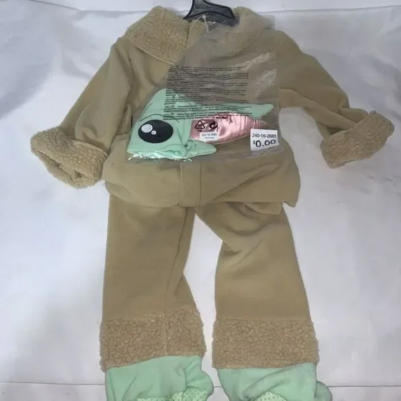 Baby The Mandalorian, Star Wars Infant Grogu Halloween Costume 12-18M pretend - Picture 7 of 7